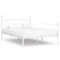 Estructura cama con somier sin colchón metal blanco 100x200 cm