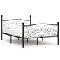 Estructura cama con somier sin colchón metal blanco 100x200 cm