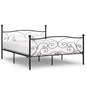 Estructura cama con somier sin colchón metal blanco 100x200 cm