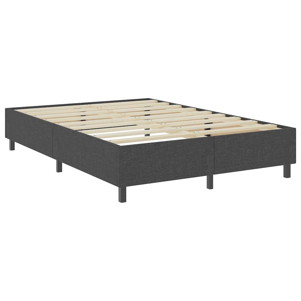 Estructura de cama Box Spring sin colchón tela gris 180x200 cm