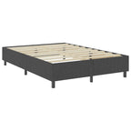 Estructura de cama Box Spring sin colchón tela gris 180x200 cm