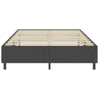 Estructura de cama Box Spring sin colchón tela gris 180x200 cm