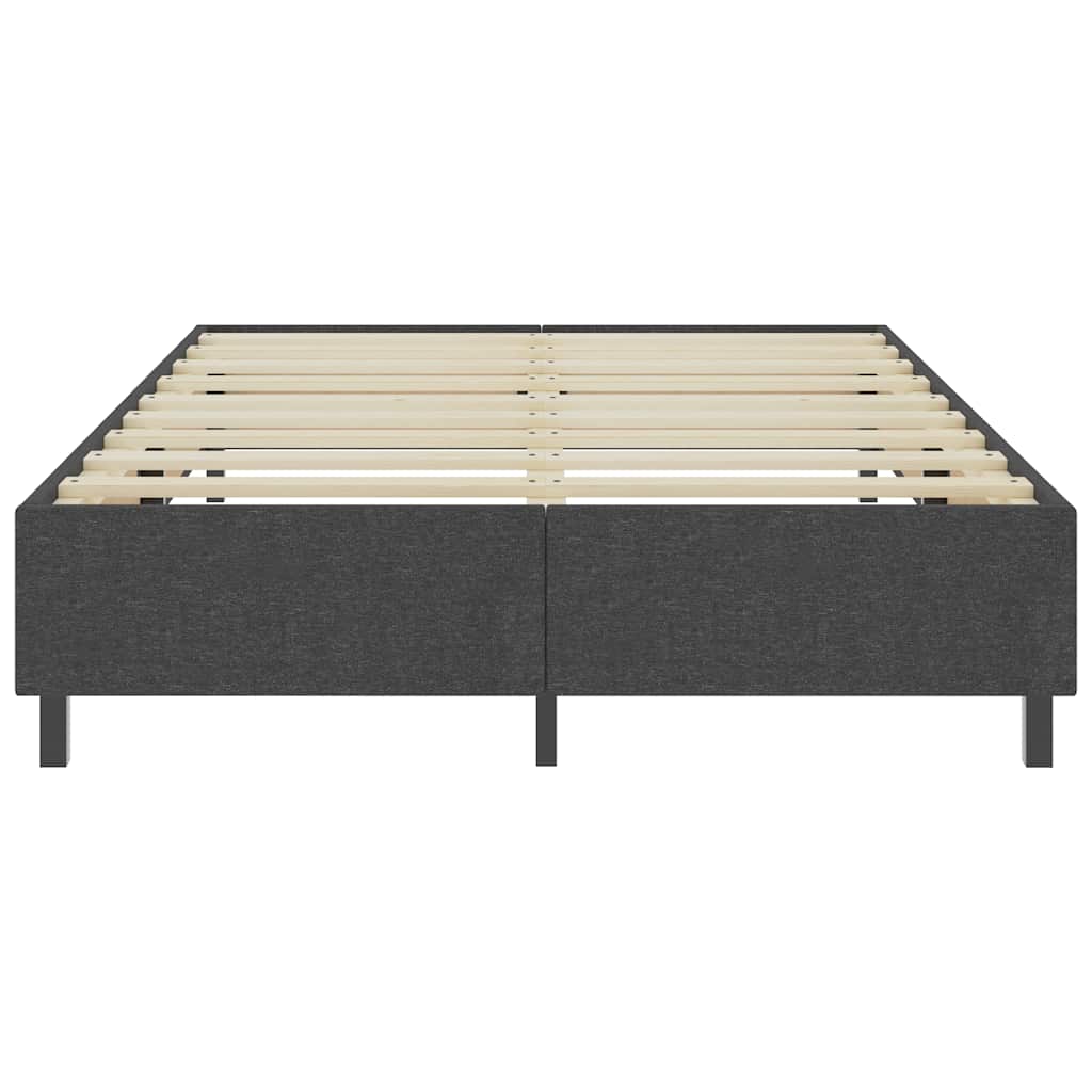 Estructura de cama Box Spring sin colchón tela gris 180x200 cm