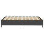 Estructura de cama Box Spring sin colchón tela gris 180x200 cm