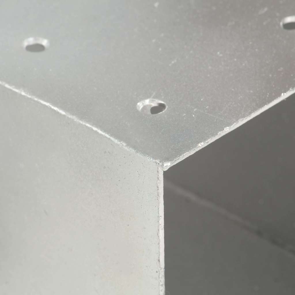 Y-Post Connectors 4 pcs galvanized metal 71x71 mm