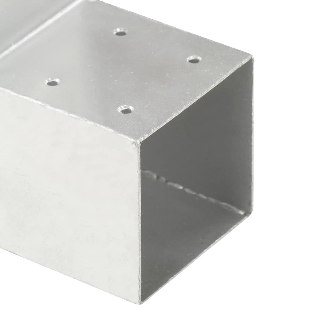 Conector de postes en forma de L metal galvanizado 101x101 mm