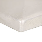 Tapas para postes de valla 6 uds metal galvanizado 101x101mm