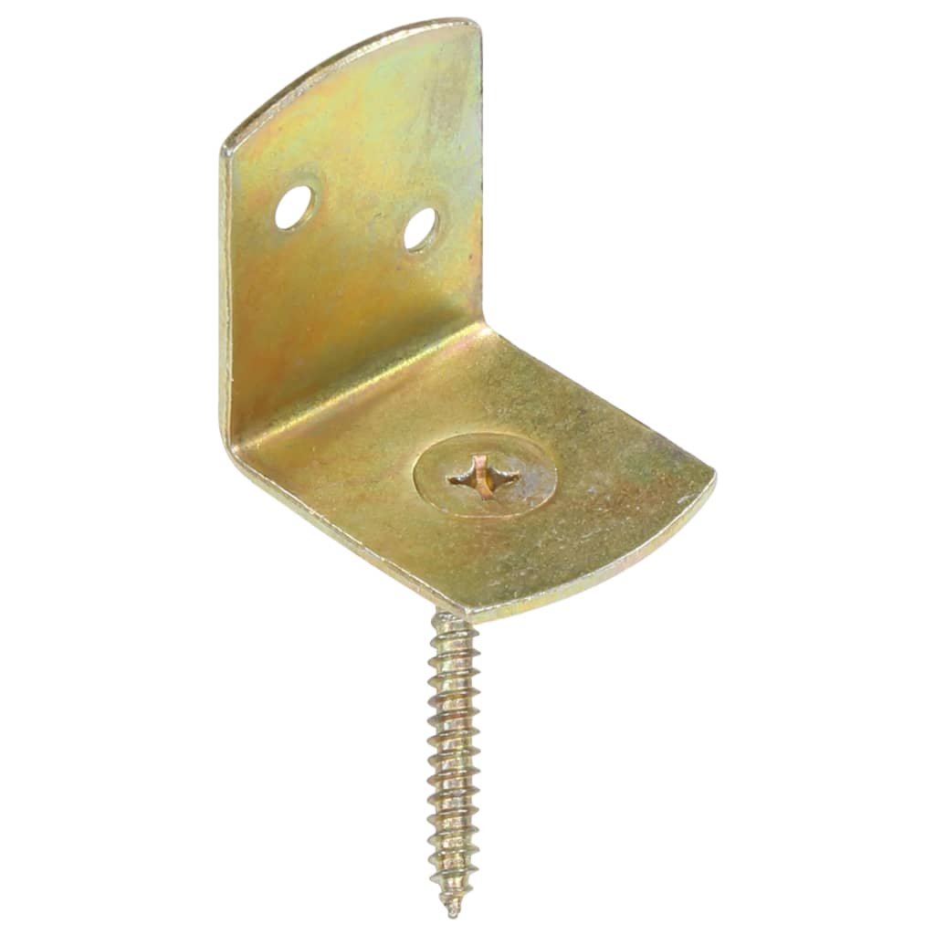 Soportes del panel de la valla 4 uds en L metal galvanizado
