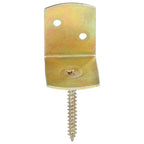 Soportes del panel de la valla 4 uds en L metal galvanizado