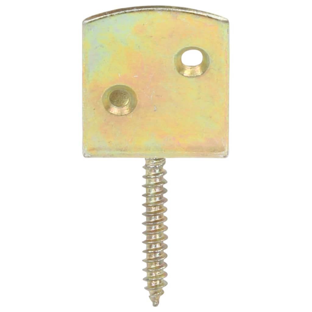 Soportes del panel de la valla 4 uds en L metal galvanizado