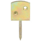 Soportes del panel de la valla 4 uds en L metal galvanizado