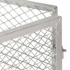 Compostador de jardín hierro galvanizado 100x100x77 cm