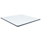 Colchão superior de cama box spring 200x160x5 cm suavidade média