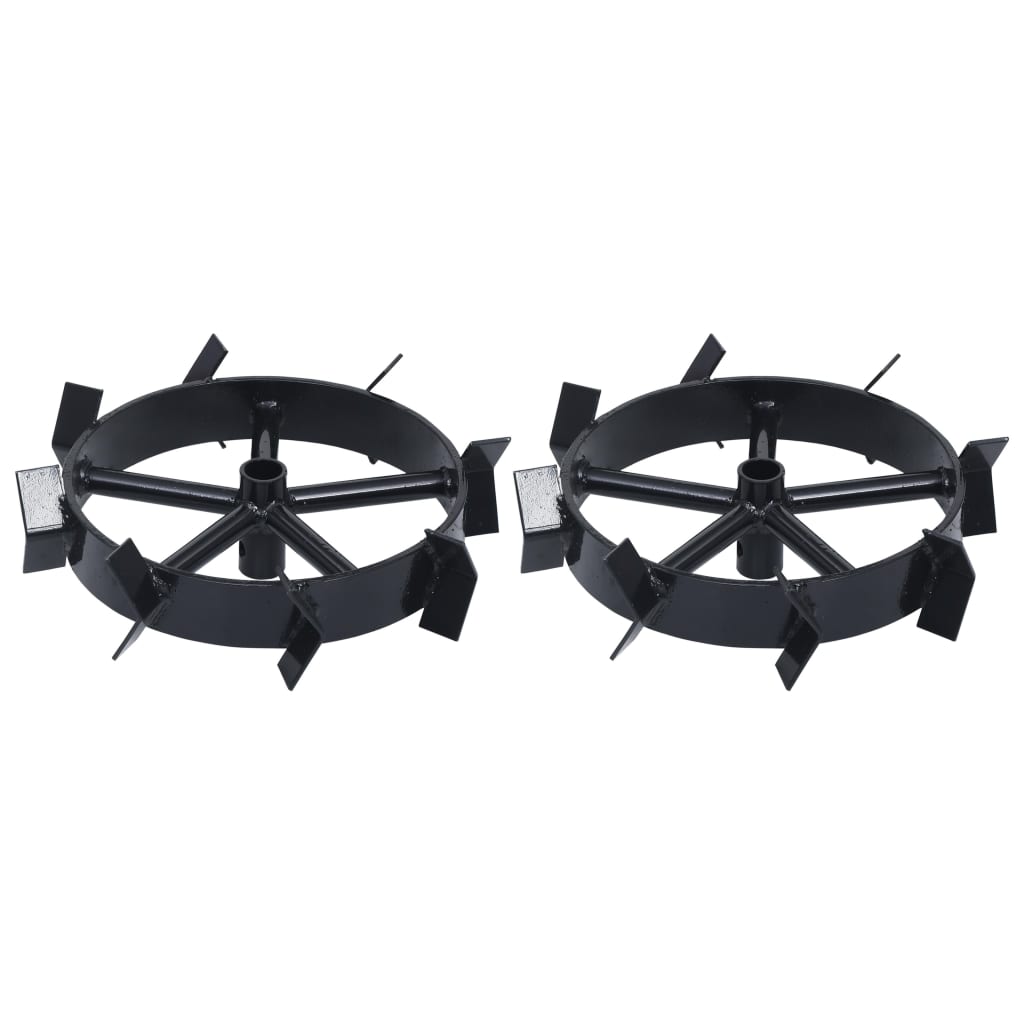 Ruedas de metal para arado de gasolina 6,5 HP 2 uds