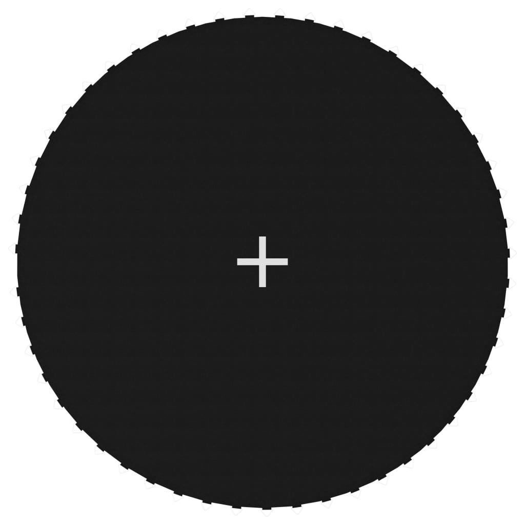 Lona de salto para cama elástica redonda tela negro 3,05 m