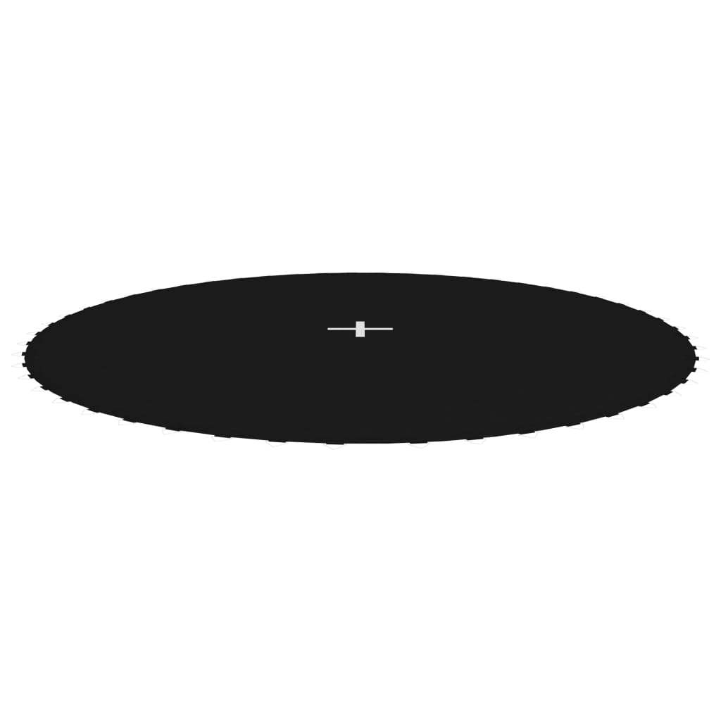 Lona de salto para cama elástica redonda tela negro 3,05 m