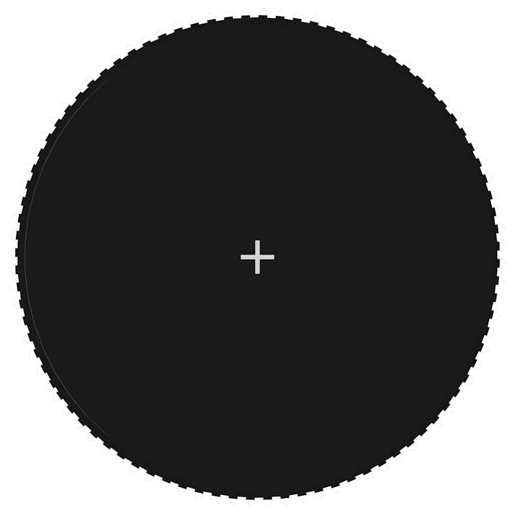Round trampoline jumping mat black fabric 3.05 m