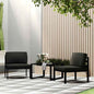 Anthracite Grey Aluminum Coffee Table