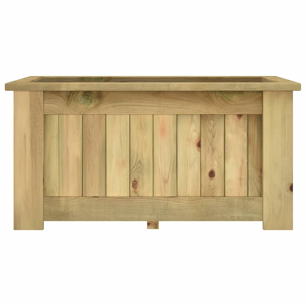 Arriate de madera de pino impregnada 100x50x50 cm