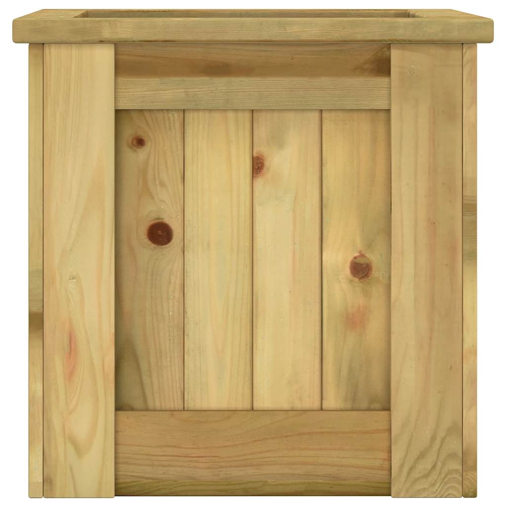 Arriate de madera de pino impregnada 100x50x50 cm