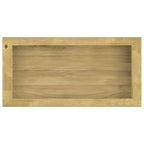 Arriate de madera de pino impregnada 100x50x50 cm