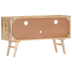 Mueble para TV madera maciza de mango 88x30x50 cm