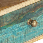 Mueble para TV madera maciza de mango 88x30x50 cm