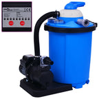 Bomba filtro arena azul y negra 385x620x432 mm 200 W 25 L