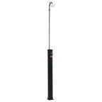Ducha solar de jardín negro 215 cm 8 L