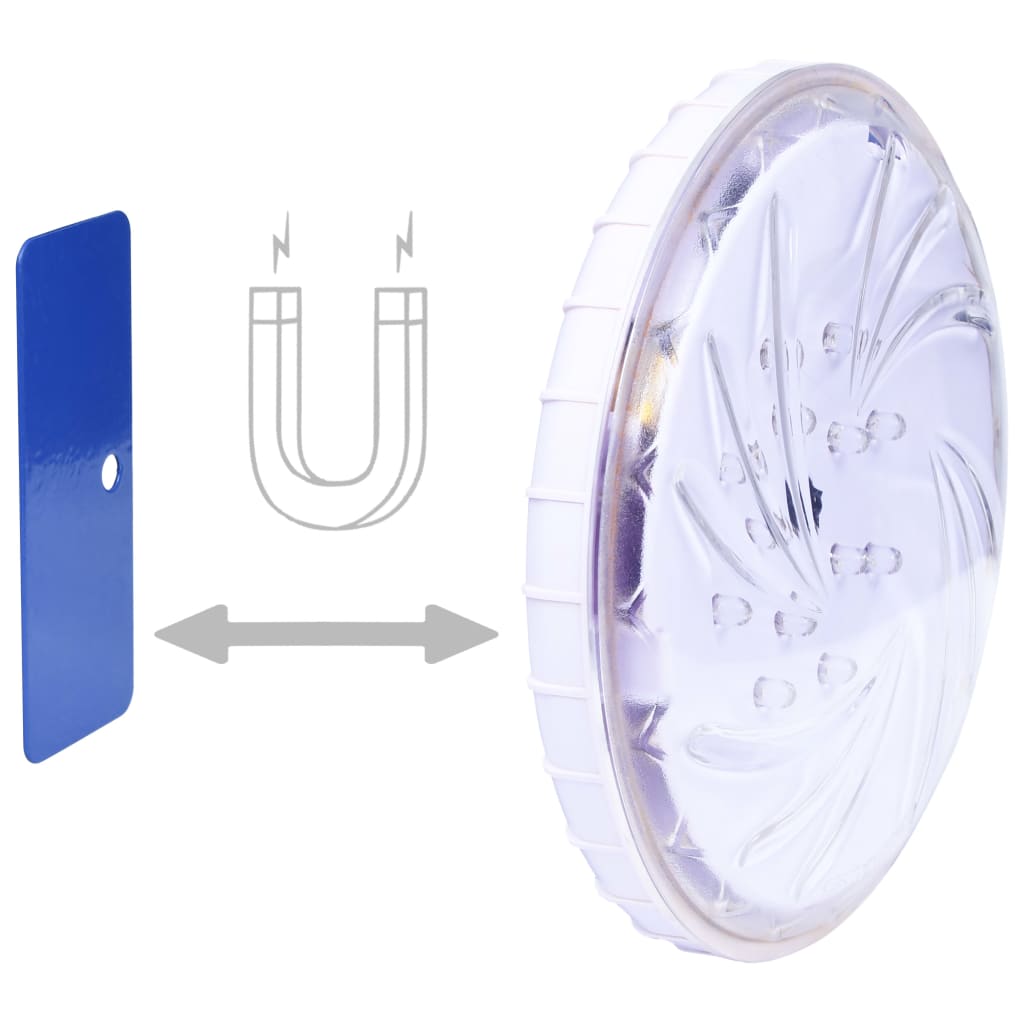 Lâmpada LED submersível flutuante para piscina com comando multicolorido