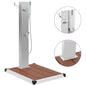 Outdoor Shower with Stainless Steel Tray WPC