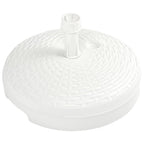 Base de sombrilla rellenable arena/agua ratán de plástico 20 L