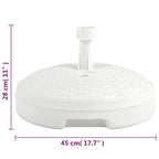 Base de sombrilla rellenable arena/agua ratán de plástico 20 L