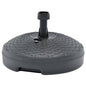 Base de guarda-sol de plástico rotim preenchível com areia/água 20 L