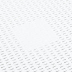Mesa auxiliar de plástico blanco 54x54x36,5 cm