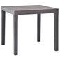 Mesa de jardín de plástico blanco 78x78x72 cm