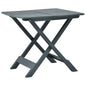 Mesa de jardín plegable de plástico blanco 79x72x70 cm