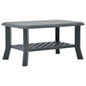Mesa de centro de plástico blanco 90x60x46 cm
