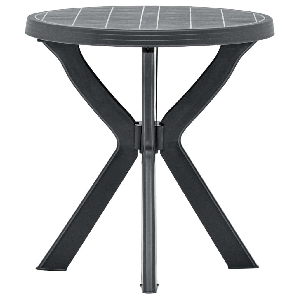 Mesa bistro blanca plástico 70x70x72 cm