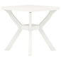 Mesa bistrô branca plástico 70x70x72 cm