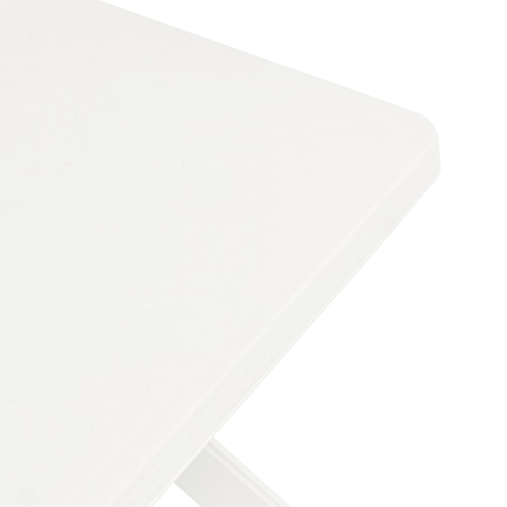 Mesa bistro blanca plástico 70x70x72 cm