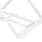 Tendedero plegable de plástico blanco