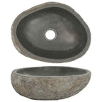 Lavabo de piedra de río