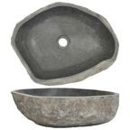 Lavabo ovalado piedra de río (45-53)x(34-41) cm