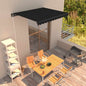 Toldo automático retráctil naranja y marrón 400x300 cm