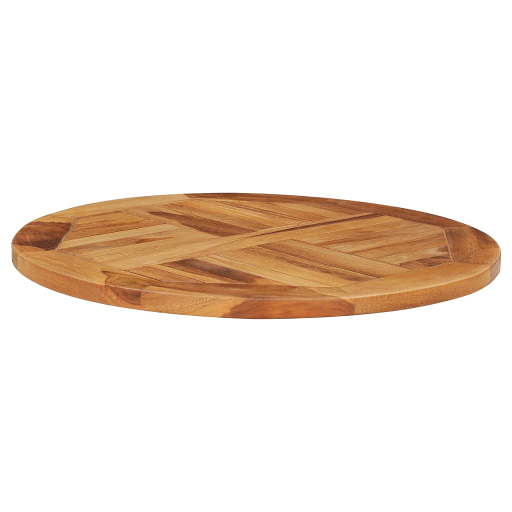 Plato giratorio para mesa de madera maciza de teca