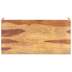 Mesa de centro de madera maciza 120x60x40 cm