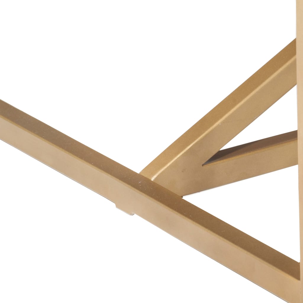 Mesa de centro de madera maciza 120x60x40 cm