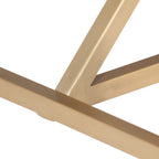 Mesa auxiliar de madera maciza 60x60x40 cm