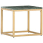 Real stone white marble texture coffee table 40x40x35 cm
